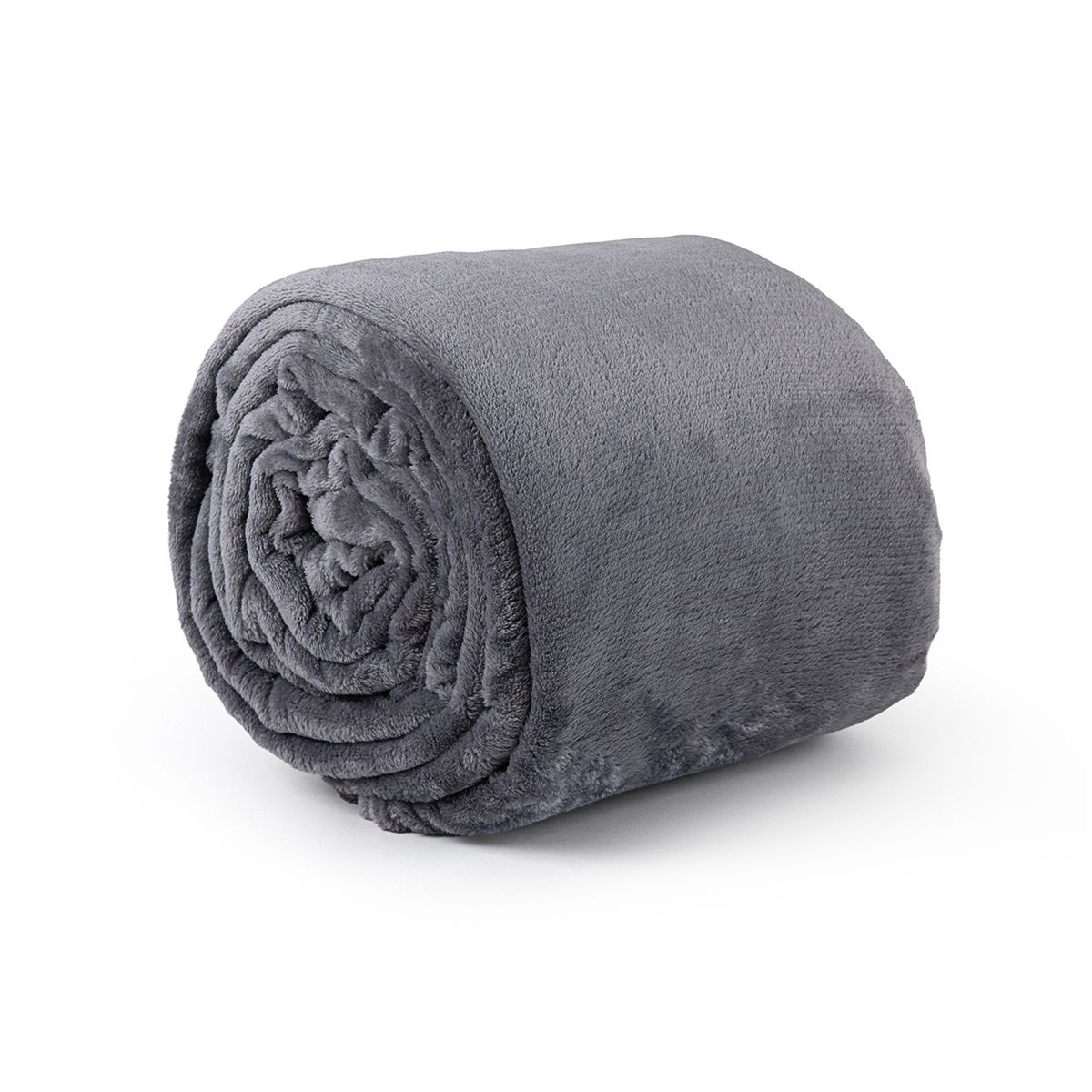 Cobertor para Hotel Flannel Solteiro 150X220cm Cinza