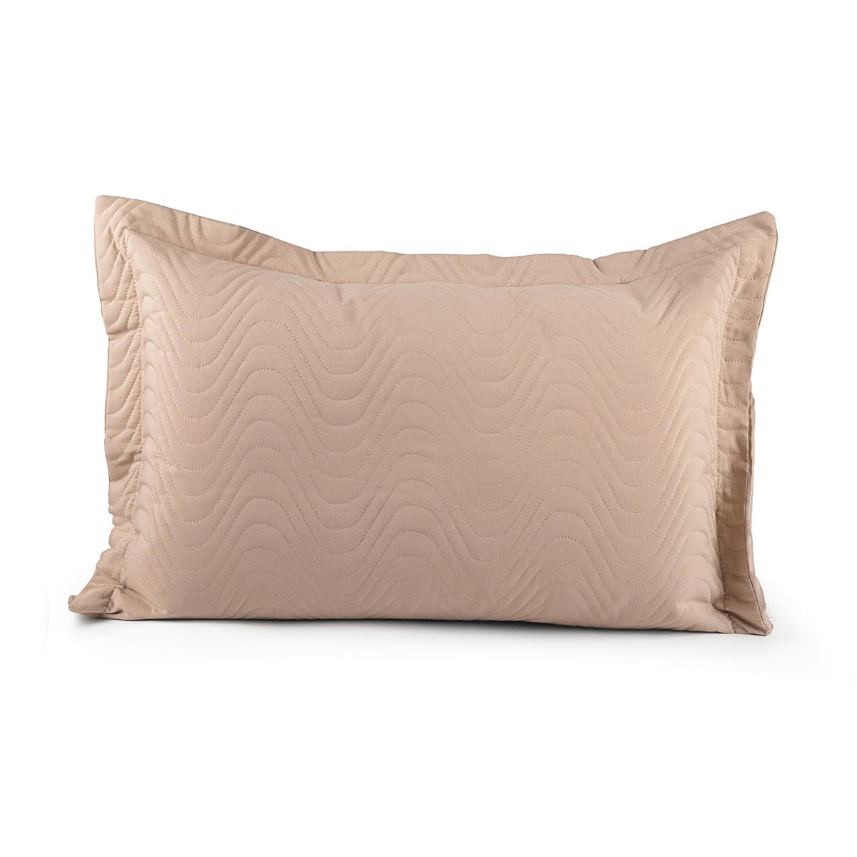 Porta Travesseiro Cobreleito Confort para Hotel 50x70cm Bege