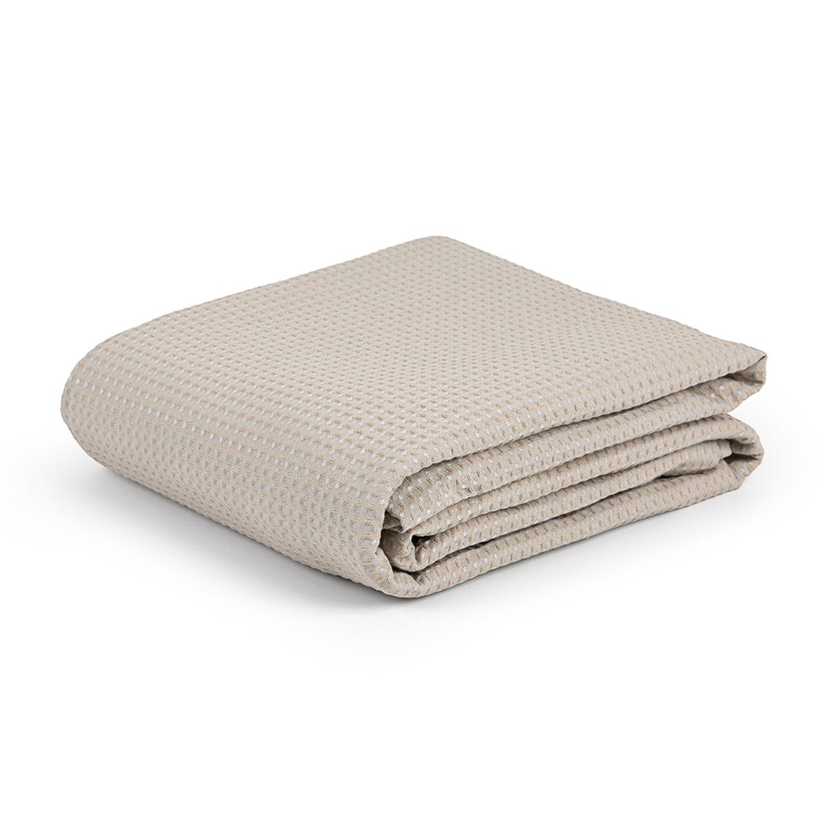 COLCHA PIQUET FAVO QUEEN 2,40 X 2,40 M (BEGE)