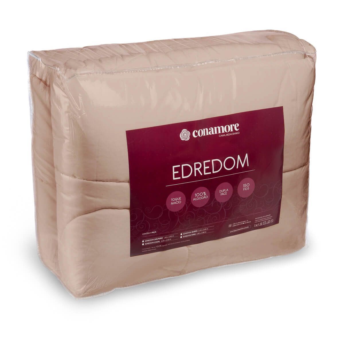 Edredom King Hotelaria Bege 2,50x2,80