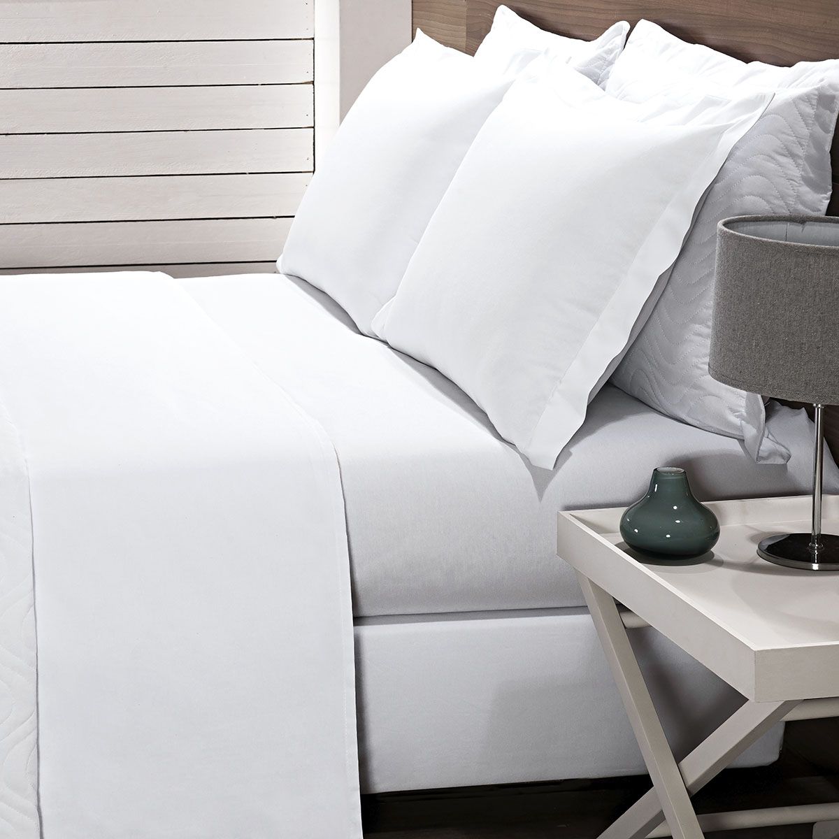 Lençol King Prime para Hotel Sem Elast 280x250cm 200 Fios 100% Algodão