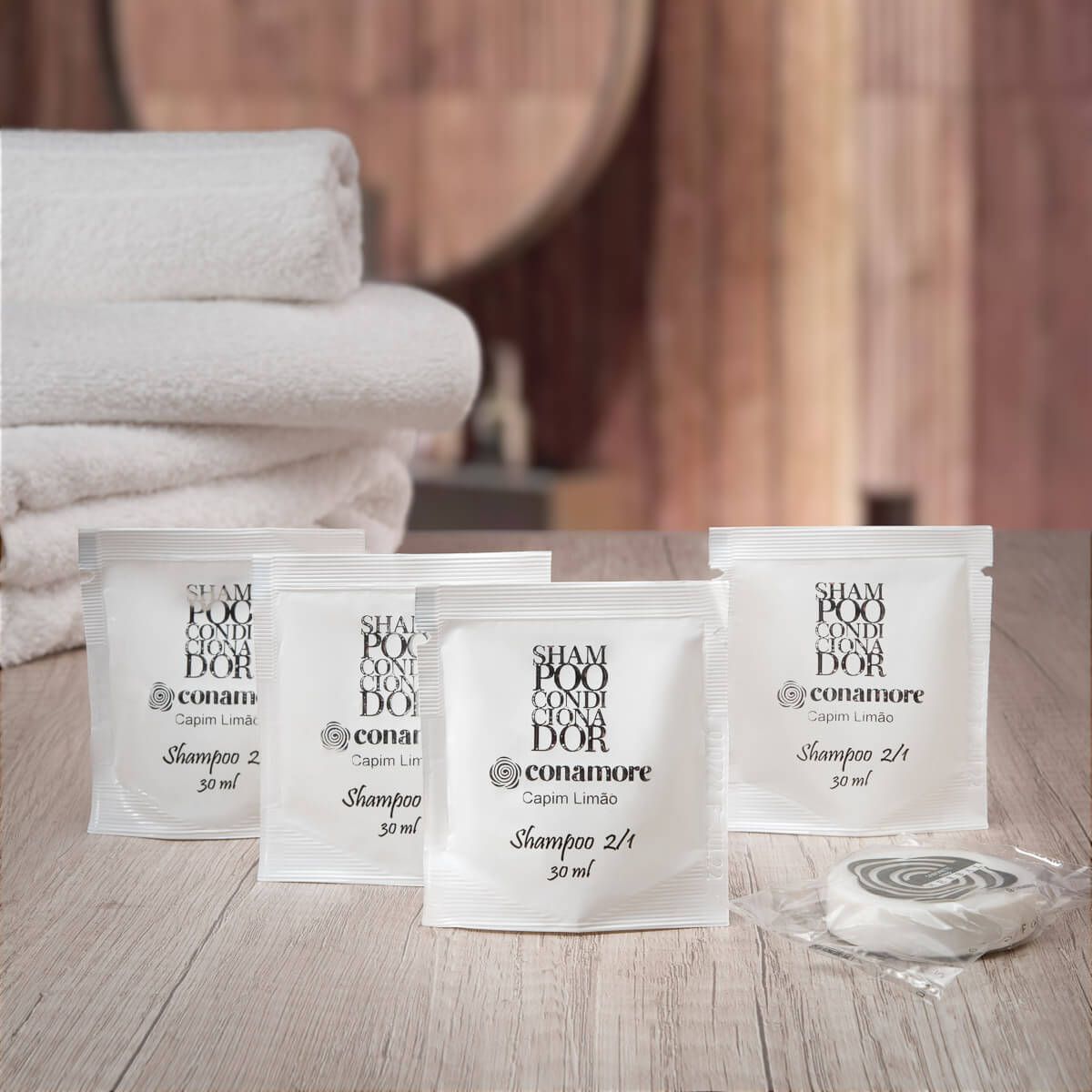 Kit 250 Sache Shampoo E Condicionador Capim Limao 30Ml - Amenities Para Hotel