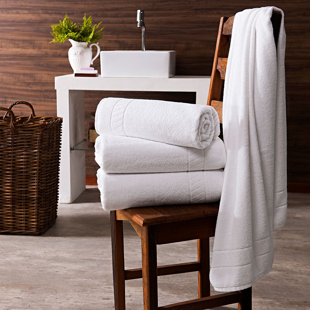 Toalha Banhão para Hotel Prime Plus - 80x150cm - Gramatura 500g/m2 - Peso: 600g