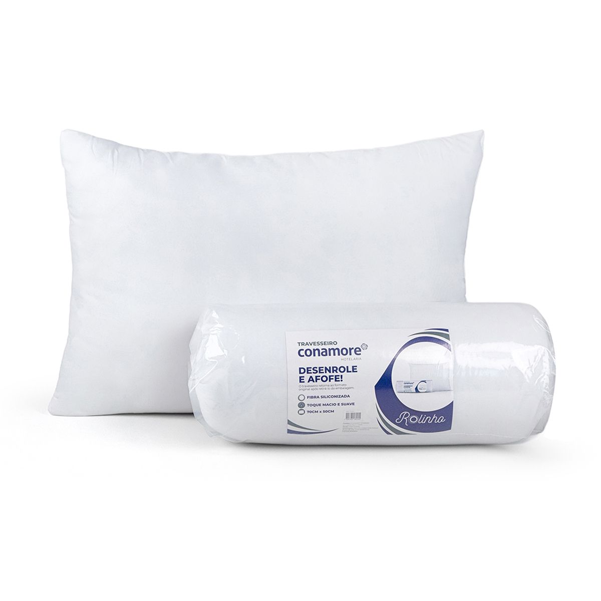 Travesseiro para Hotel Suporte Médio 50x70cm Siliconizado