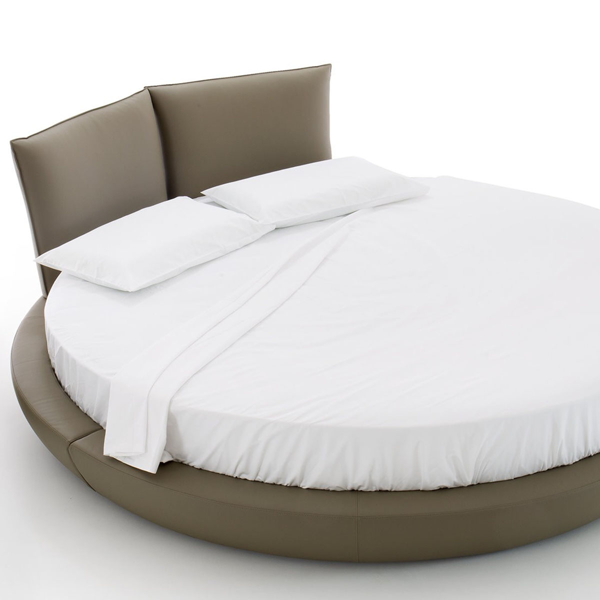 Lençol para cama Redonda BRANCO Com Elástico 180 Fios Confort - Hotelaria