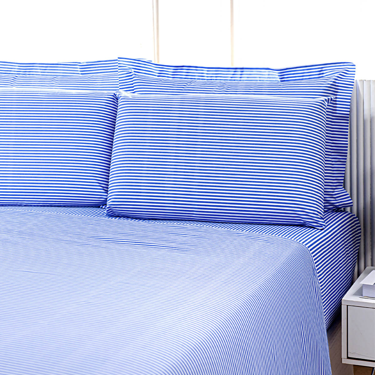 LENÇOL HOSPITALAR LISTRADO 180 FIOS