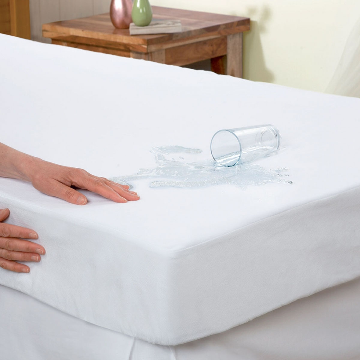 Protetor de colchão Impermeável Liso King